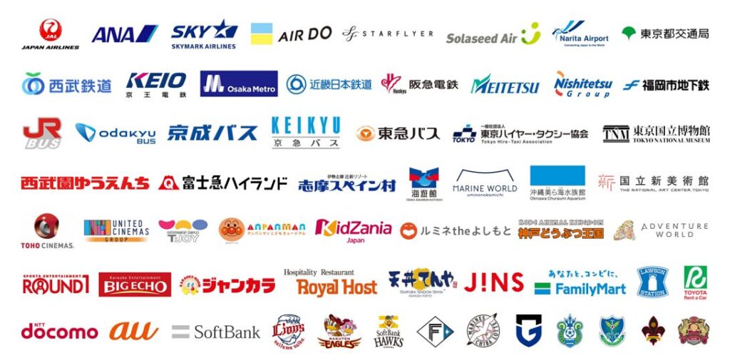 ミライロIDで利用できるサービス一覧